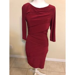 White House black market instantly slimming dress